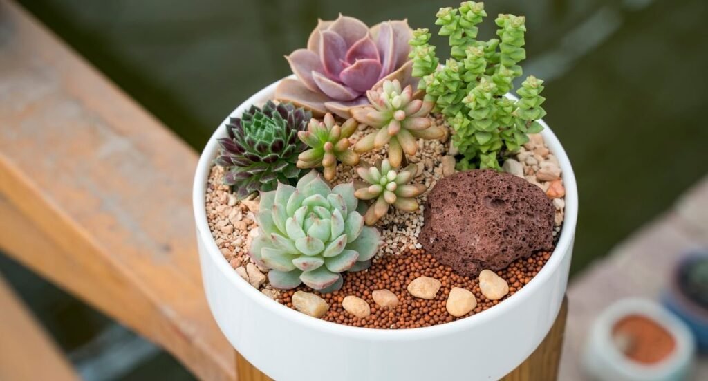 Succulent plants corporate gift idea
